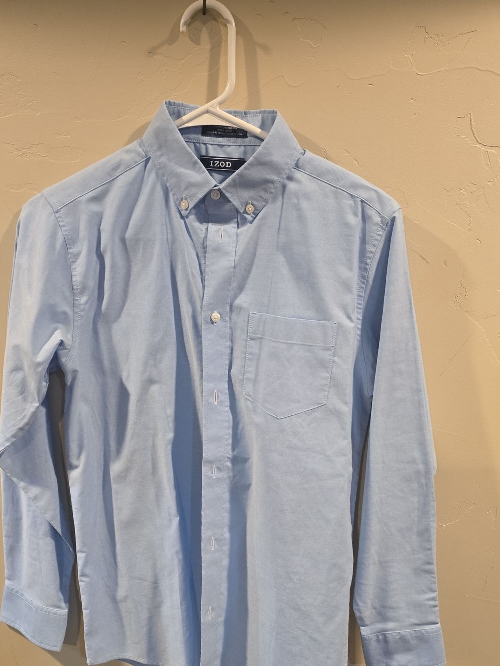 Izod and Children's Place Boy's Light Blue Button-Down Oxford Shirts